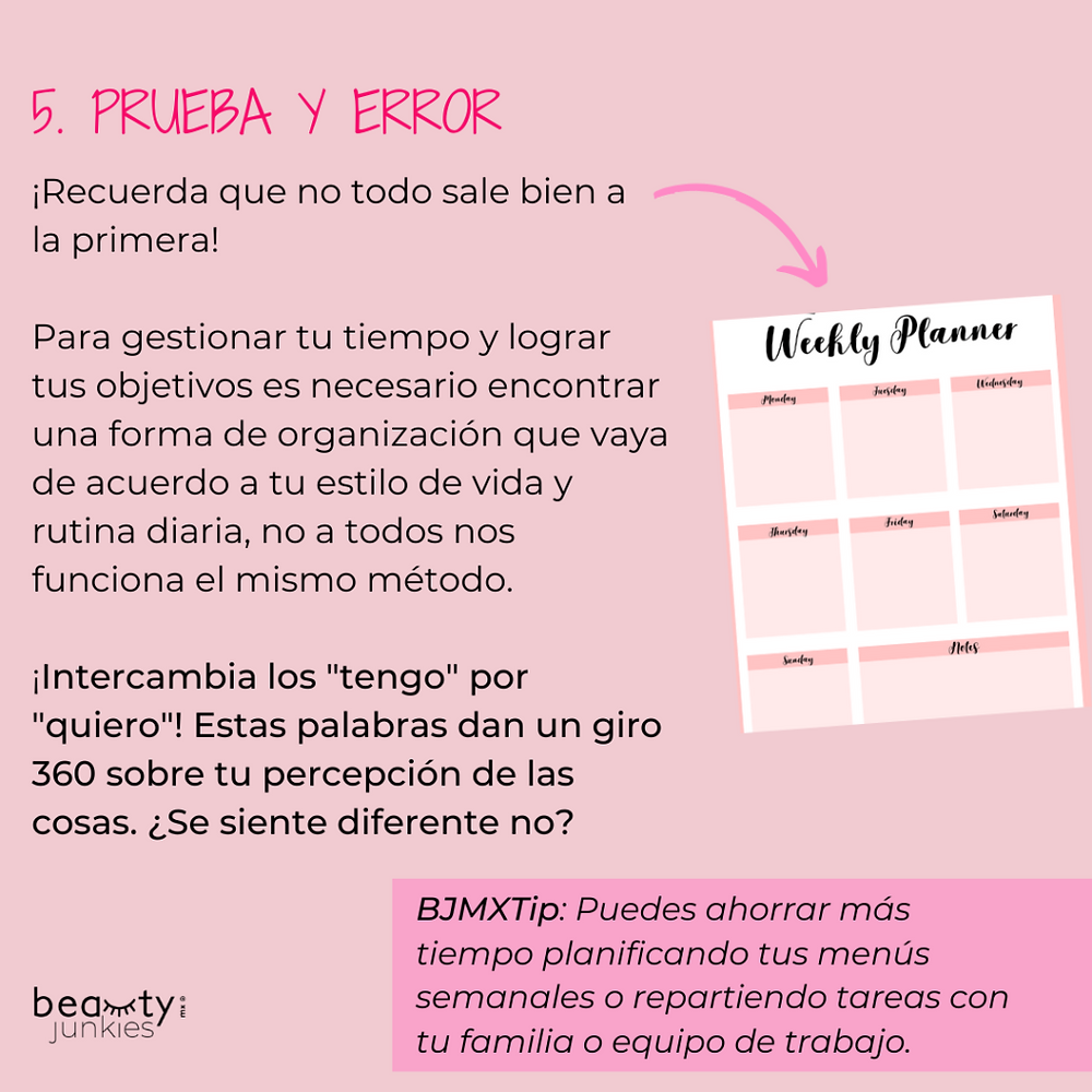 1. Organiza tu Tiempo Eficazmente