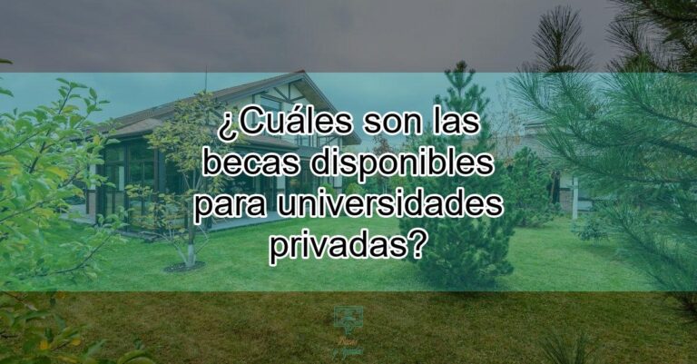 Considera el costo y las becas disponibles