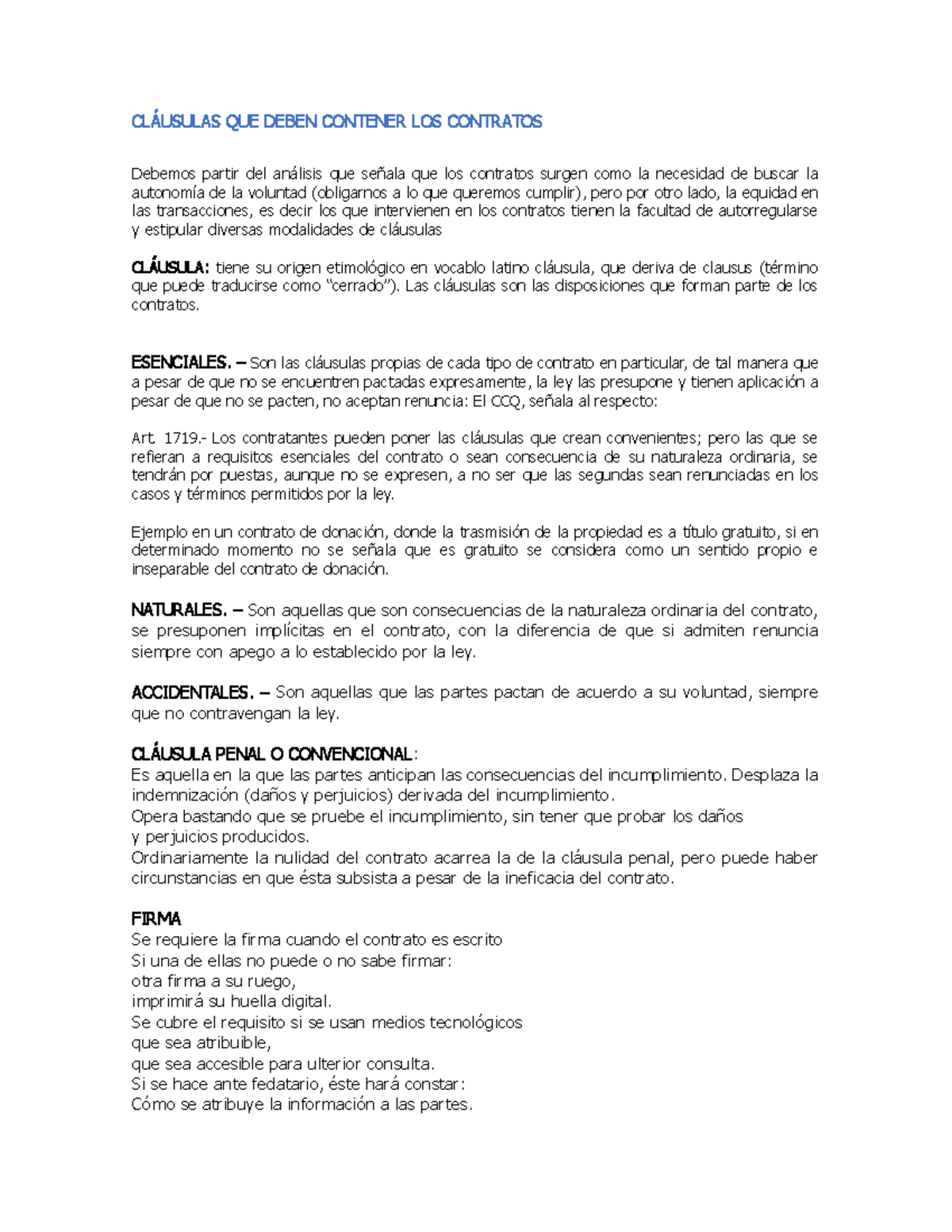 Elementos que debe contener un resumen de TFG