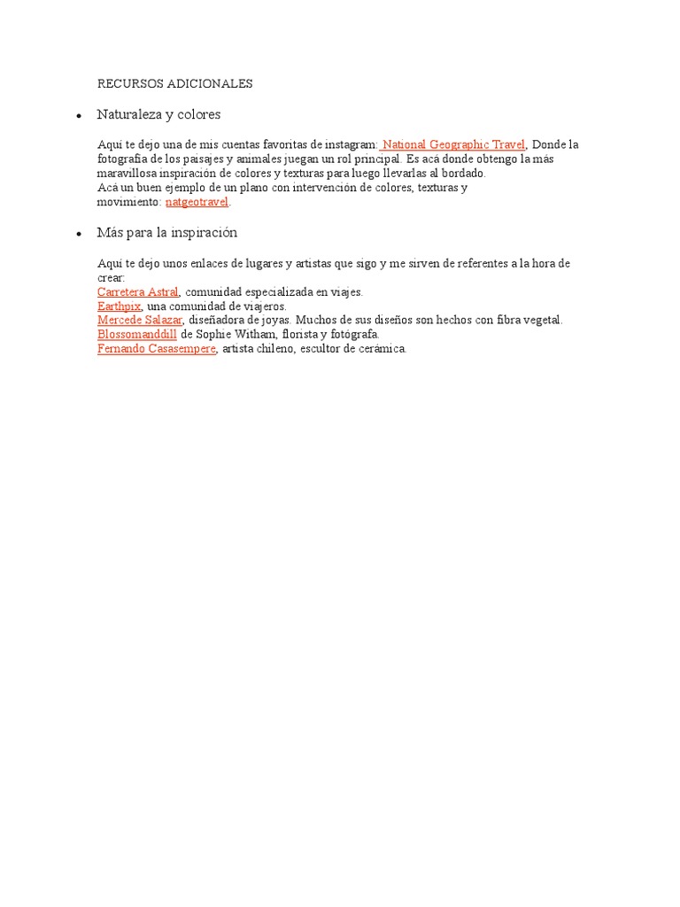 Recursos Adicionales