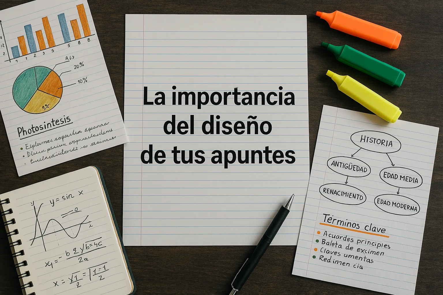 Organización y Revisión Inicial de Tus Apuntes