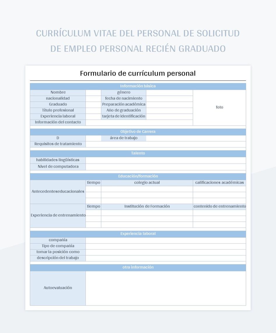 3. Prepara tu Solicitud y CV