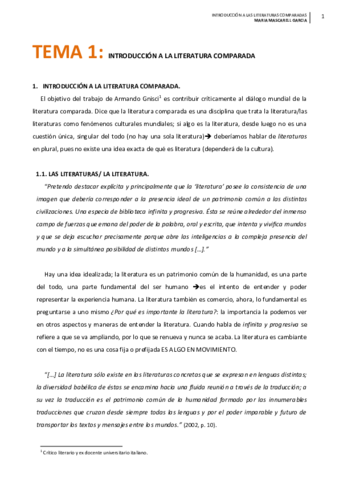 ¿Qué es la Literatura Comparada?