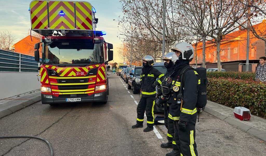Oposiciones de bombero en Madrid camión
